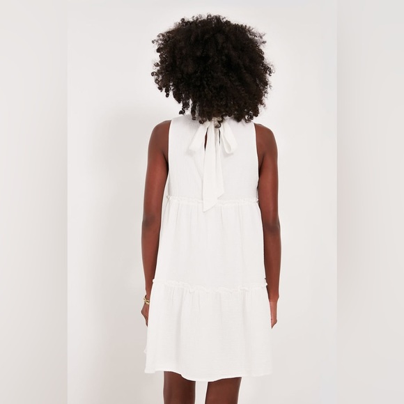 NEW Tuckernuck Pomander Place White Lightweight Gauze Morgan Dress - extra small - Picture 4 of 9